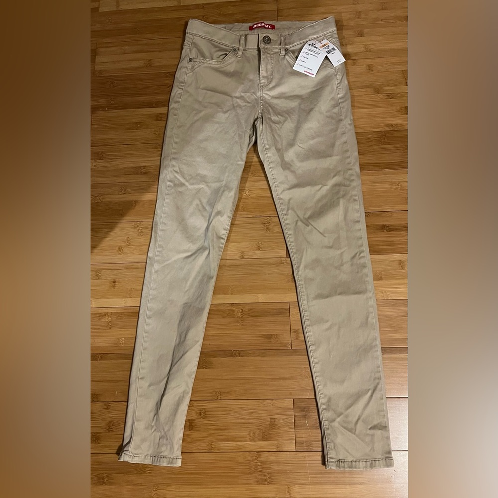 NWT Unionbay size 7 tan pants